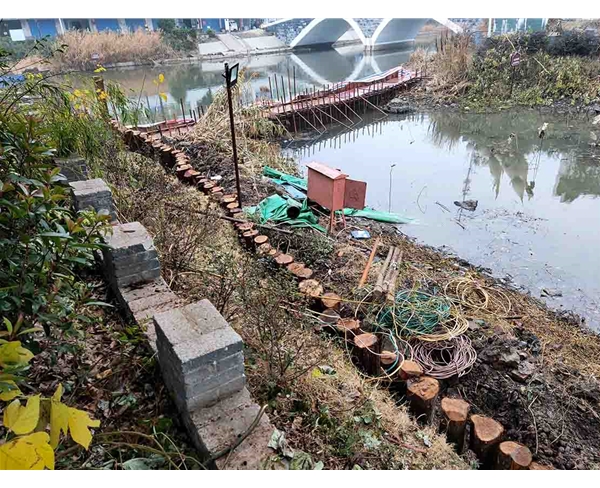 蕪湖縣陶辛鎮黃潭溝邊坡支護項目